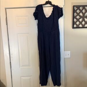 Cato Navy Textured Dress